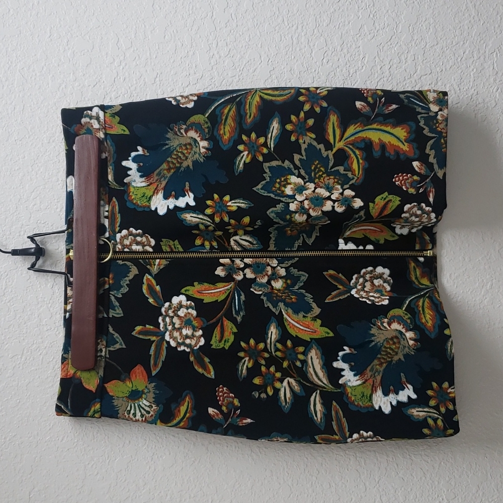 INC Macy's Floral Zip Down Skirt NWT sz 6